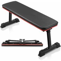 INTEY Weight bench, adjustable flat bench, multifunctional bench press bench, training bench, training fitness bench for full-body exercises, weight training, home gym, up to 200kg About this item