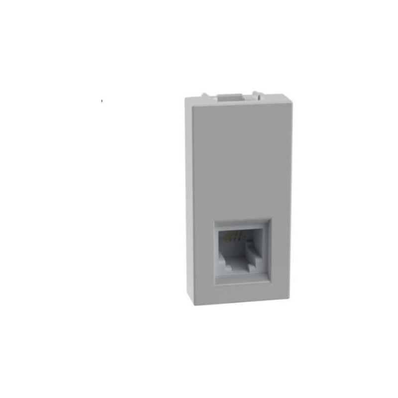 VIMAR Stecker RJ11 6/4 – Grau, Für Bürgerliche Serie 'arké' – Maße: 12,75 X 9,5 X 1,62 Cm