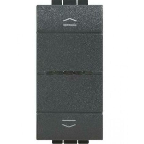 Bticino Livinglight Telefonbuchse RJ11 – Anthrazit, Für K10-Serie, 4,7x2,2x2,6 Cm