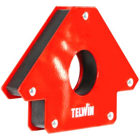 Telwin Winkel-Magnet 804130 – Halter Für Schweißarbeiten Mit Starker 34-kg-Magnetkraft