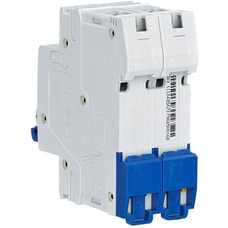 Thermisch-magnetischer schutzschalter chint nb1-63 2 din-module 2p 50a ...