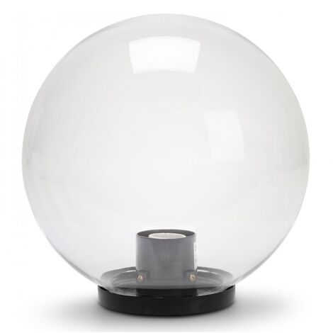 VELAMP SPH205 APOLUX Kugel für den Außenbereich aus PMMA, 200 mm Anschluss, E27, transparent