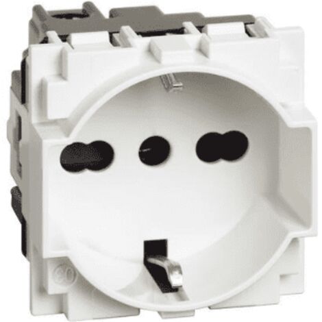Bticino Living Now Schuko Steckdose 10/16A weiß KW4140A16 (1/2)