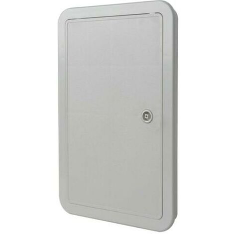 Graue kunststoffkontrolle tÜr 400x300mm d041515140