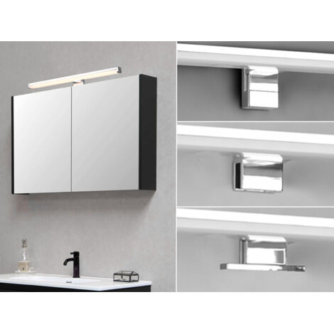Modern Chrome And Acrylic LED Bathroom Wall Light | Lighting Company - View #7