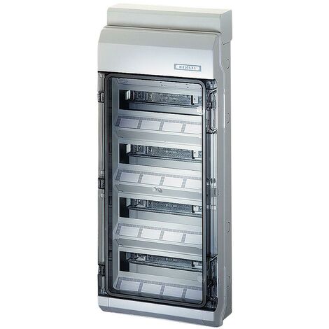 48 module panel 4 reihen fÜr modulare schalter ip65 farbe grau kv 8448 kv8 kv8448