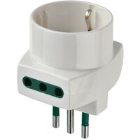 Vimar Steckdose – 2 Stück, Typ P11, 10 A, 250 V, Italienischer Standard, Weiß