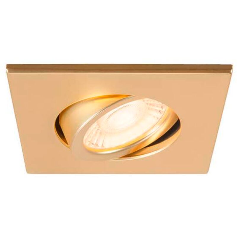 SLV lampada a incasso da soffitto PIKA/faretto, lampada a stelo, faretto da soffitto, lampada da soffitto, lampada a incasso LED, illuminazione per interni / GU10 50W ottone