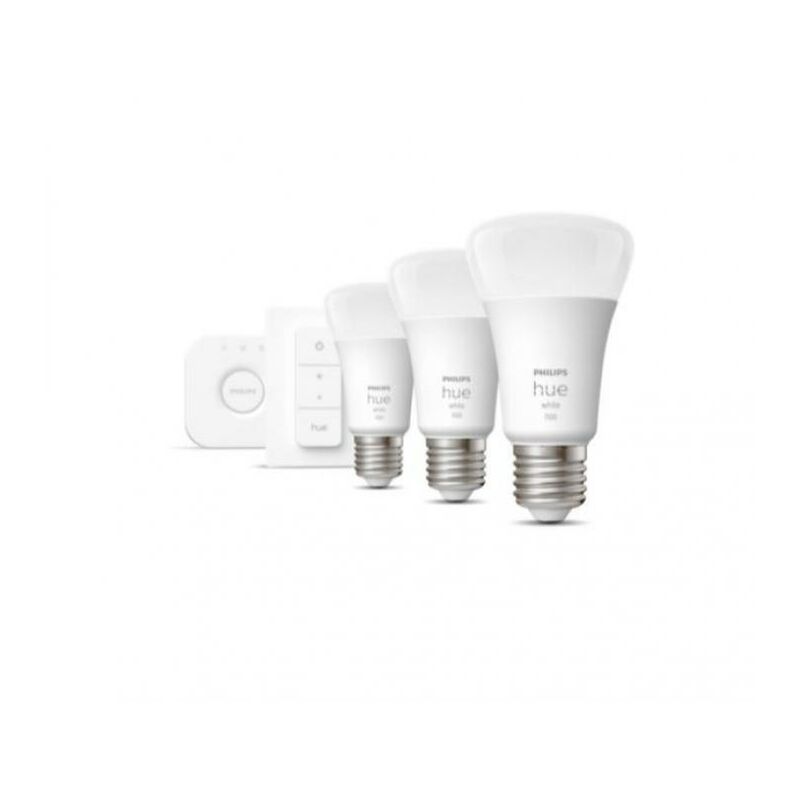 Philips Hue – Lámpara inteligente, Hue Wellness, Lámpara de Mesa LED  Inteligente, Luz Blanca de cálida a fría, Compatible con Alexa y Google  Home, Color Negro : : Iluminación