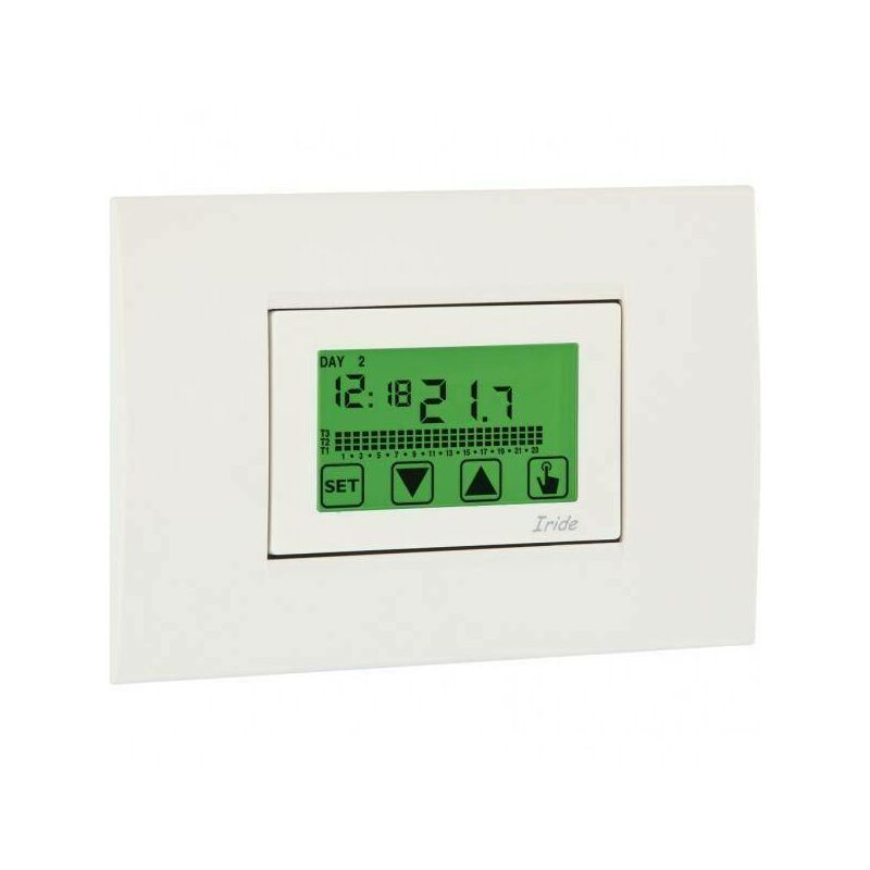 Termostato Programable Digital empotrable de pared iride 230 ve457800 vemer chronothermostat