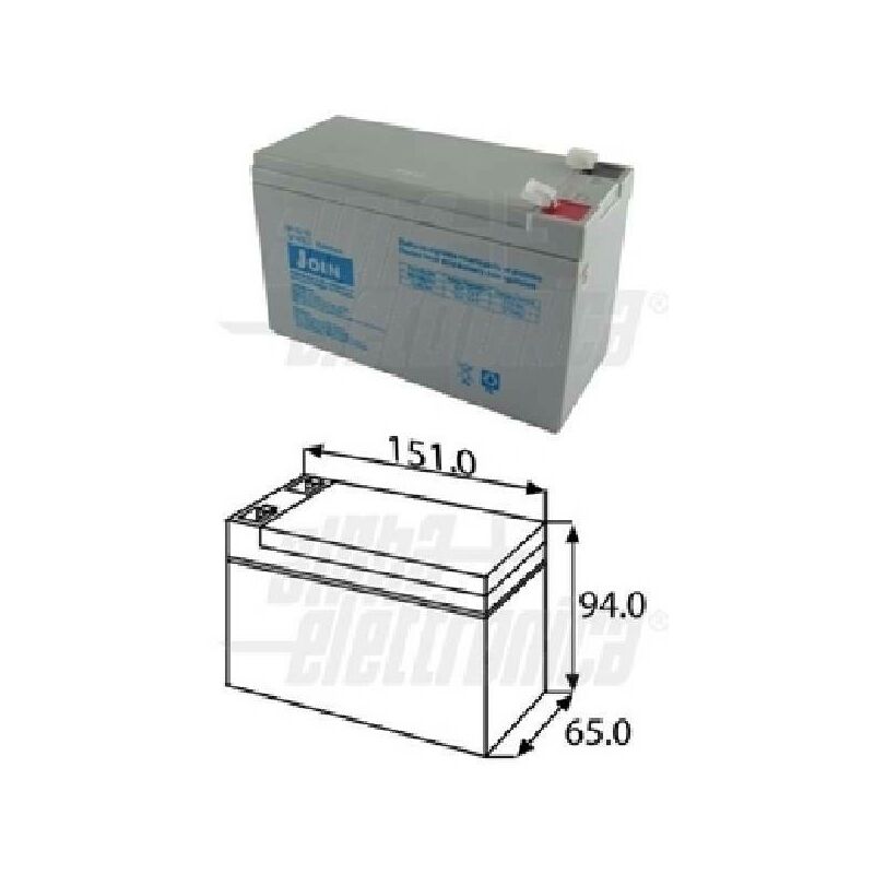 Batería ENERGIVM MVH1290 12V 9Ah, Batería Plomo AGM