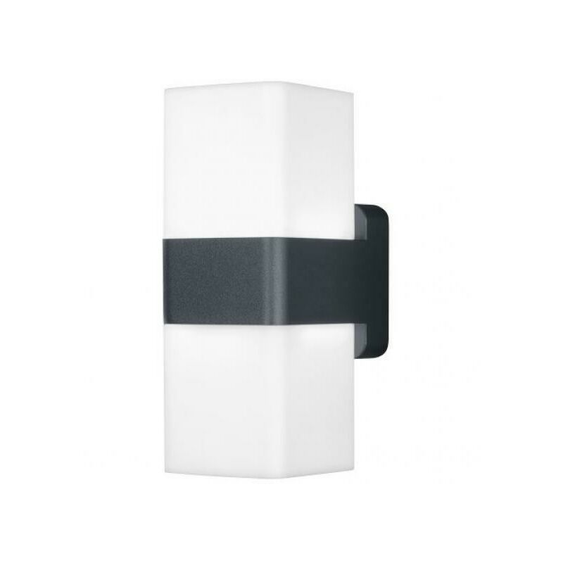 Ledvance Luz Exterior inteligente para con tecnología wifi colores intercambiables fabricada en wall sconce smart+ cube updown rgbw dark grey lum478077wf