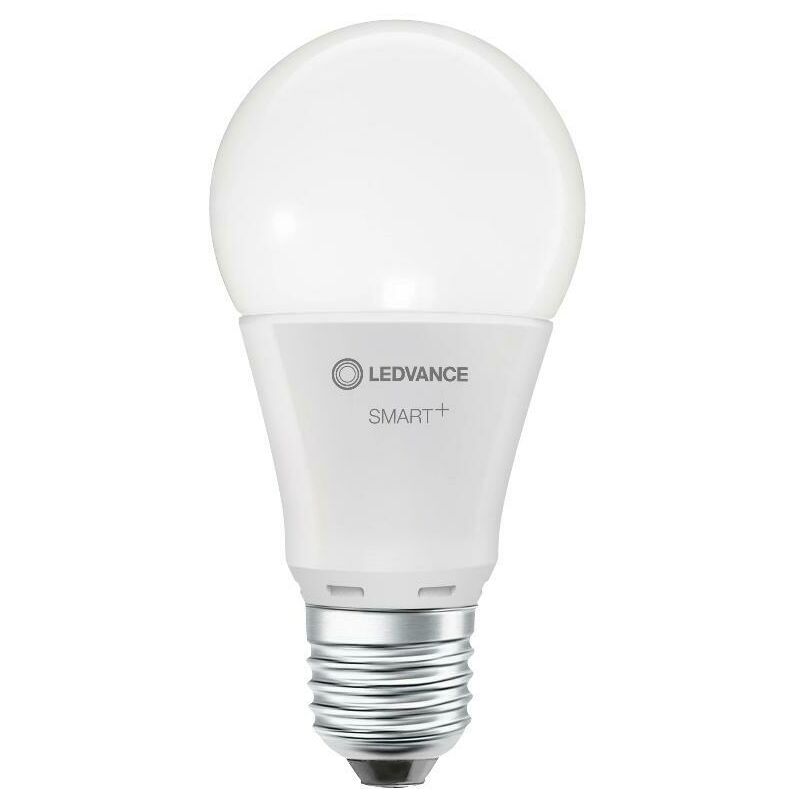 Garza Bombilla LED con sensor de movimiento (10 W, E27, Color de luz:  Blanco neutro, No regulable, Redonda)