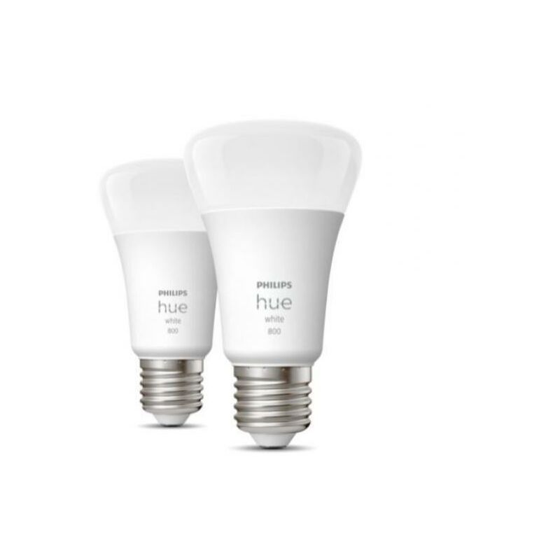 2 bombillas led philips hue 31902800 929001821623-e27 9w-blanco