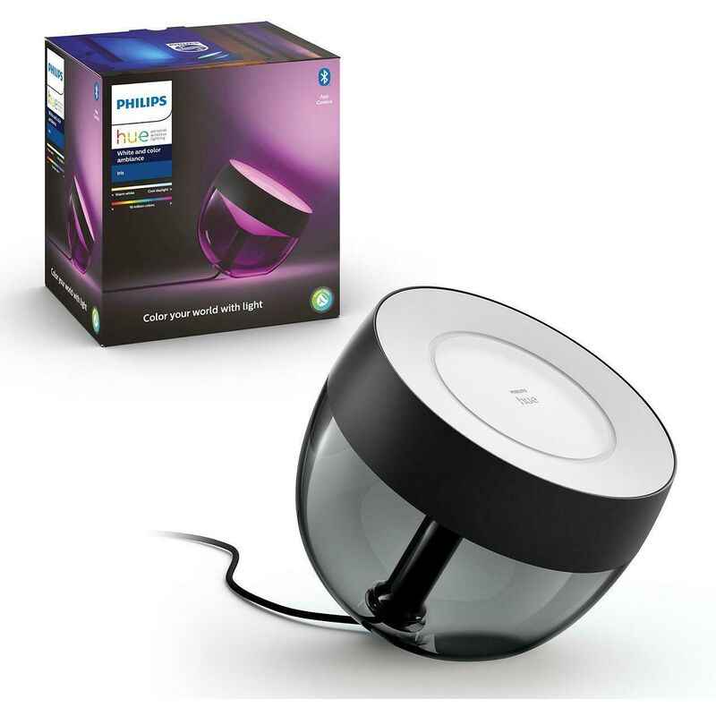 Philips hue lÁmpara de mesa iris negro 570lm 929002376201 26448900