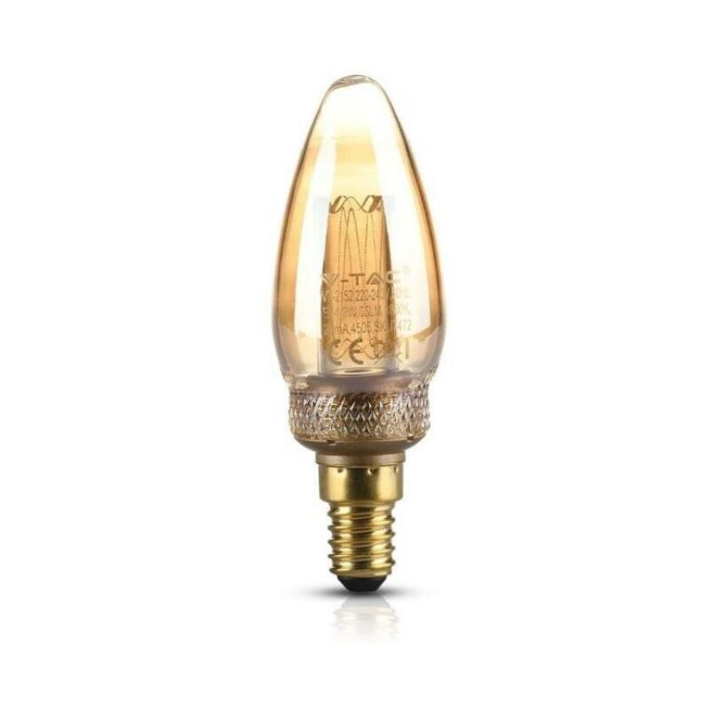 Bombilla led v-tac 2w e14 1800k ámbar vt-2152-n -7472- 217472