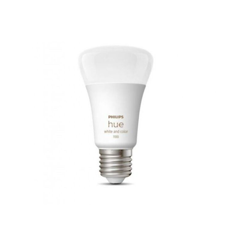 Bombilla philips hue e27 9w blanco y color ambiance 929002468801 29117100