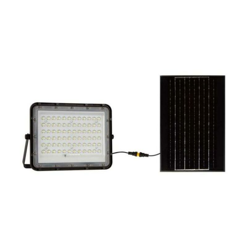 Foco y panel solar profesional LED Ayerbe de 100W con mando