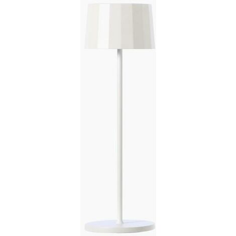 Logica Twiggy Less Bianco – Lampada Da Tavolo LED Ricaricabile, Dimmerabile, IP65, Autonomia 9 Ore