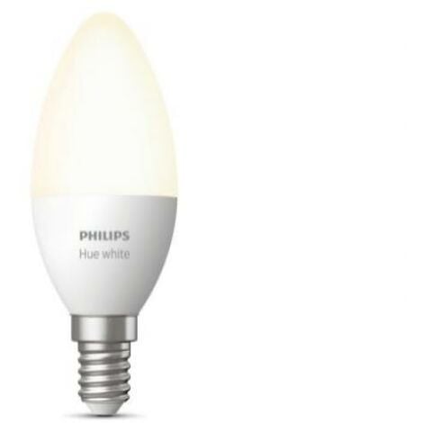 Pack 2 Bombilla inteligente Hue LED Esférica E14 5.7w 2700k - Philips