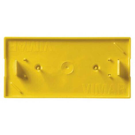 V71324 Tapa Antisalpicaduras Protectora para Cajas Amarillo 4 Puertos