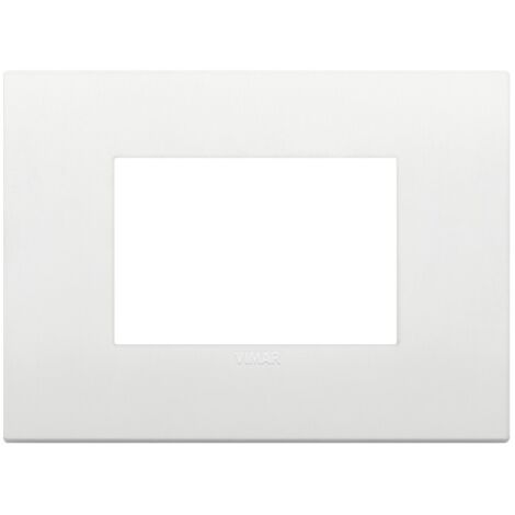 Vimar Arke placa 3 módulos blanco clásico 19653.74