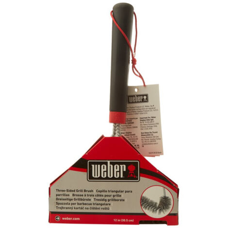 Cepillo en T pequeño Weber con cerdas de acero 30 cm Cod. 6277