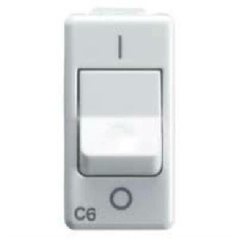 Sistema de disyuntores termomagnéticos Gewiss 16A GW20436
