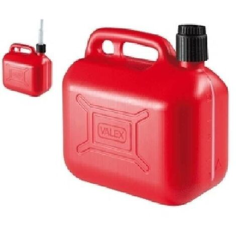 El bidón del metal de la lata de gasolina puede combustible para la  gasolina y el diesel (tamaño: 50L)
