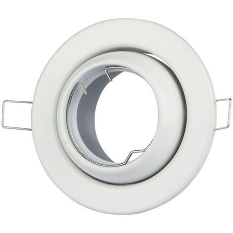 Faretto incasso tondo orientabile bianco vt-780 3593
