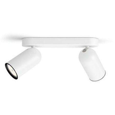 Foco PHILIPS Ponge 2 focos color blanco