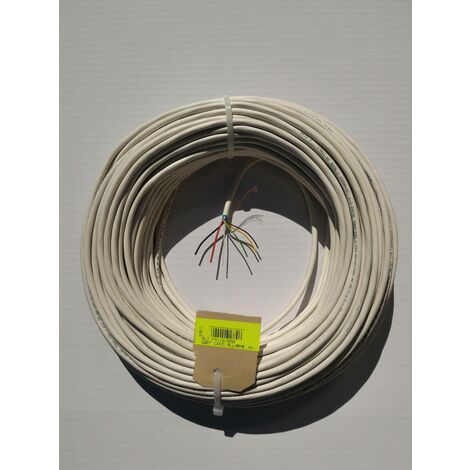 Câble Alarme 12 Fils 0.5mm² - 100 Mètres Cuivre Européen Pour Système De Sécurité