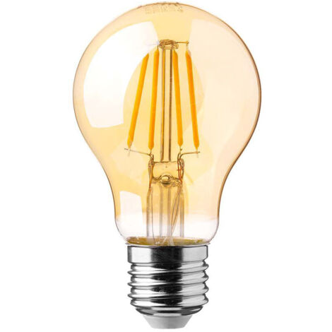 Bombilla LED E27 Amber – Vintage Filament – 12W – 1350lm – 2200K – Glass