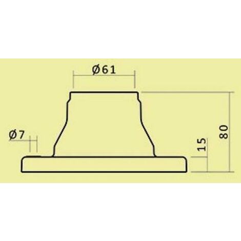 Base Per Palo D60 50023 BAPA - Supporto Per Pali Da Esterno O Giardino - Foto 7