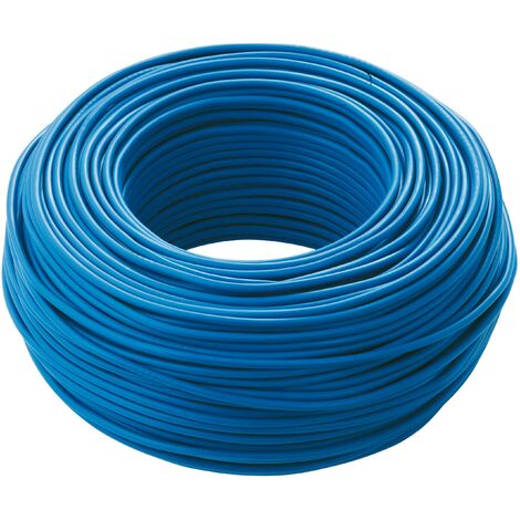 100 metros de cordine unipular fs17 blue color seccio'n 2.5mm n07v2,5bl/b100 fs17-2,5bl/b100