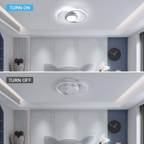 Lampada da Soffitto Moderna a LED, 75W Plafoniera Quadrata in Acrilico