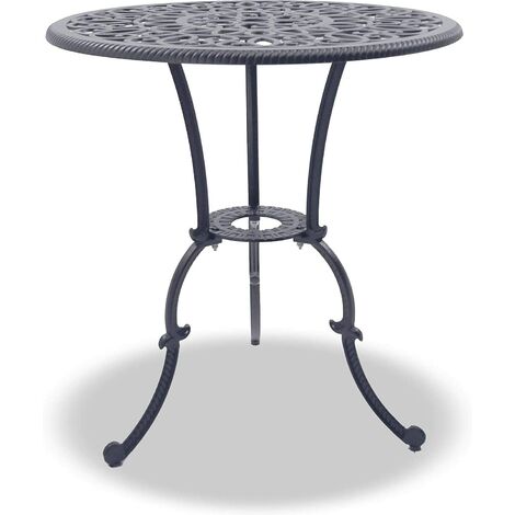 Centurion Supports BANGUI Garden & Patio Grey Cast Aluminium Bistro Table (1/4)
