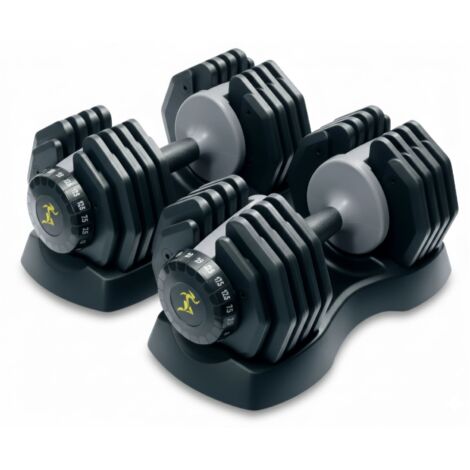 Strongology Urban25 Home Fitness Adjustable Smart Dumbbells from 2.5kg upto 25kg Training Weights