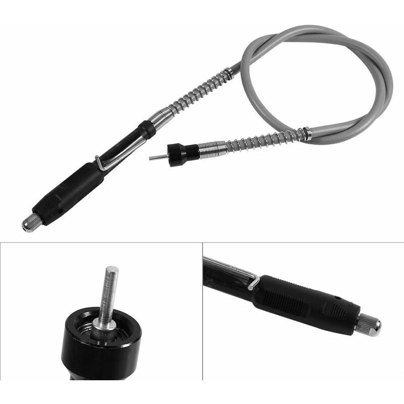 Flex Shaft Adapter Attachment Flexible Power Drill Extension Cable Chuck  For Dremel Rotary Grinder Woodworking Tools Wit