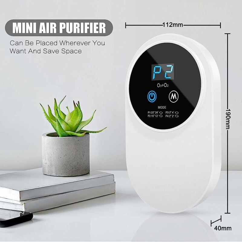 Portable Air Purifier,Car Air Purifier with Anti-Bacterial Rate 99