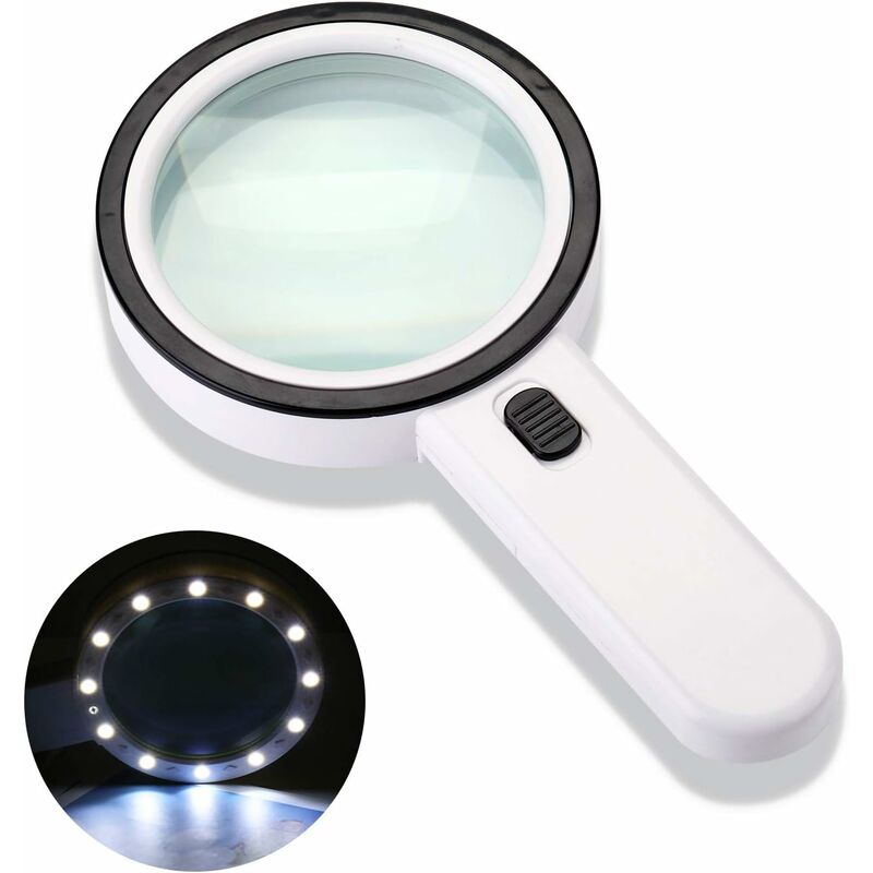 Jewellers Loupe - Lens 30 x 21mm Glass Jewellery Antiques Magnifier Eye  Lens - Magnifying Handheld Loop - Eyeglass for Hobbies Geology Coin  Collecting 
