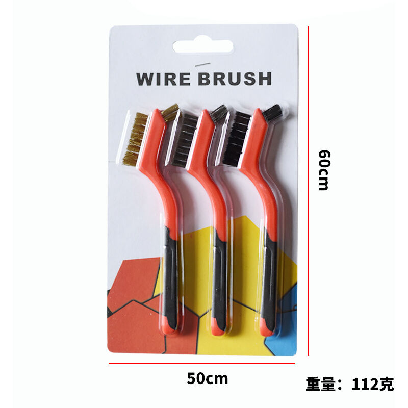 6Pcs Wire Brushes Set Small Metal Cleaning Brush Kit 7/9 Inches For Rust  Removal Unfinished