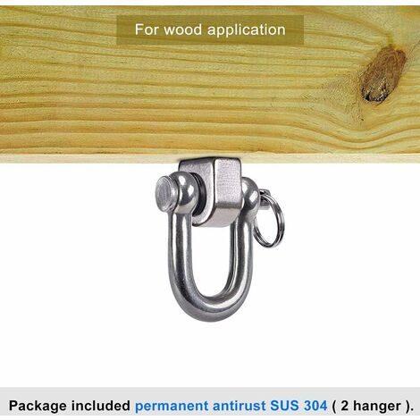 Hanging Hooks, Eye Bolt, 1-5/8 Inch Stainless Steel Heavy Duty