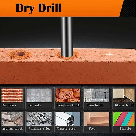 3-12mm Cross Hex Tile Drill Bits Set for Wood Glass Plastic Ceramic  Concrete Hole Opener Brick Hard Alloy Triangle Bit Tools Kit