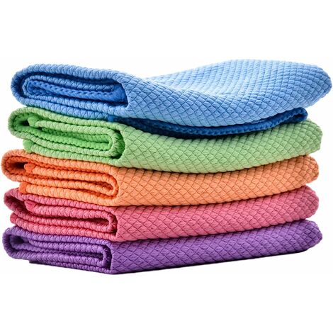  Microfiber Dish Towels - Soft, Super Absorbent and Lint Free Kitchen  Towels - 8 Pack (Lattice Designed Gray Colors) - 26 x 18 Inch : Home &  Kitchen