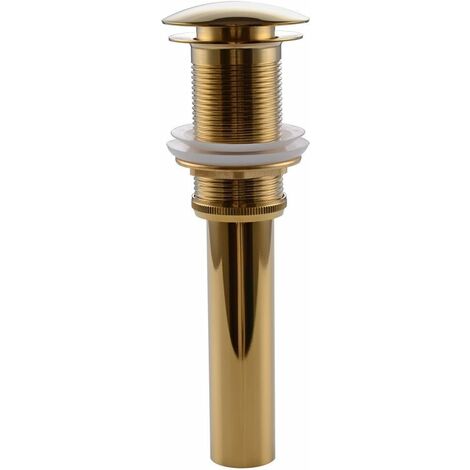 One slot Basin Sink Faucet Push Pop Up Click Clack Maker Stopper