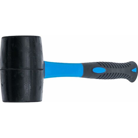 16oz/32oz Non Mark Rubber Mallet Hammer Fiberglass Shaft Grip Camping  Paving