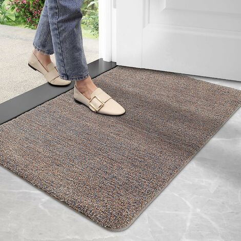 Heavy Duty Non Slip Rubber Barrier Door Mat Washable Large Rugs