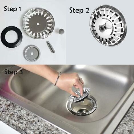 Kitchen Sink Strainer Plug