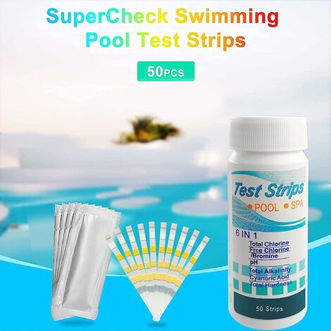 Test Paper Tool Kit, Swimming Pool Test, Water Quality Test, Swimming Pool  Test Strips, Water Quality Test Paper on Chlorine, PH